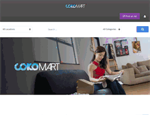 Tablet Screenshot of cokomart.com